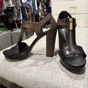 Designer Black and Brown Women's Heels